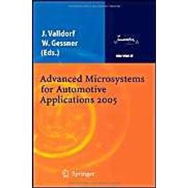 Advanced Microsystems for Automotive Applications 2005 - Wolfgang Gessner