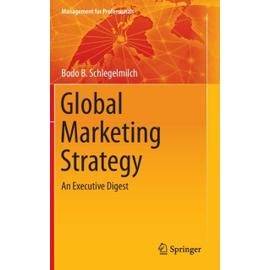Global Marketing Strategy - Bodo B. Schlegelmilch