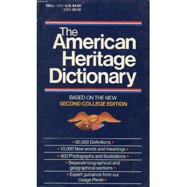 The American Heritage Dictionary - Collectif