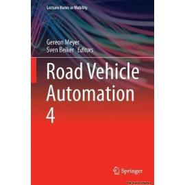 Road Vehicle Automation 4 - Sven Beiker