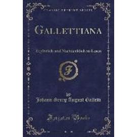 GER-GALLETTIANA - Johann Georg August Galletti