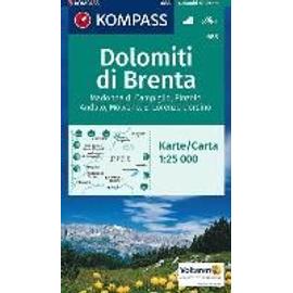 KOMPASS Wanderkarte 688 Dolomiti di Brenta 1:25.000 - Kompass-Karten Gmbh