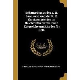 GER-SCHEMATISMUS DER K K LANDW - Austria Ministerium Fur Landesverteidi