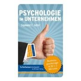 Adler, S: Psychologie im Unternehmen - Sigmund C. Adler
