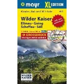 Wilder Kaiser - Ellmau - Going - Scheffau - Söll XL 1:25 000 - Kompass-Karten Gmbh