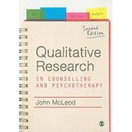 Qualitative Research in Counselling and Psychotherapy - John Mcleod