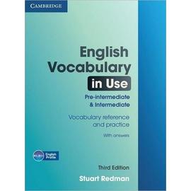 English Vocabulary In Use - Pre-Intermediate And Intermediate With Answers - Redman Stuart