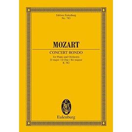 Concert Rondo D Kv382 / Conducteur de poche - Wolfgang Amadeus Mozart