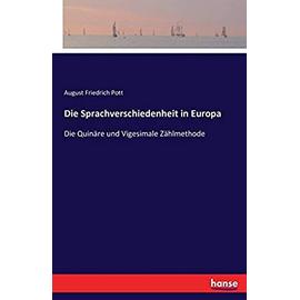 Die Sprachverschiedenheit in Europa - August Friedrich Pott