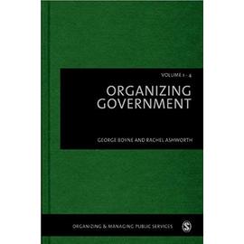 Organizing Government - George Boyne