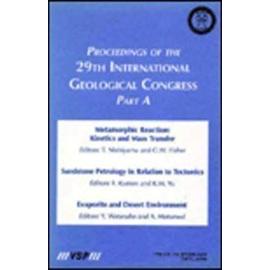 Proceedings of the 29th International Geological Congress --- Part a: Proceedings of the 29th International Geological Congress - T. Nishiyama