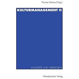 Kulturmanagement II - Thomas Heinze