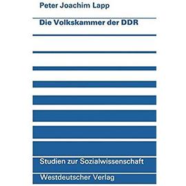 Die Volkskammer der DDR - Peter Joachim Lapp