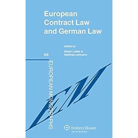 European Contract Law and German Law - Stefan Leible