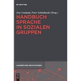 Handbuch Sprache in sozialen Gruppen - Peter Schlobinski