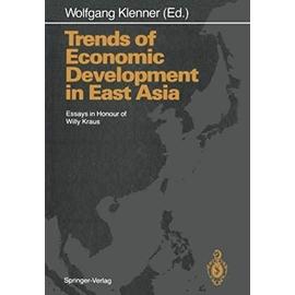 Trends of Economic Development in East Asia - Wolfgang Klenner