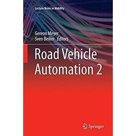 Road Vehicle Automation 2 - Sven Beiker