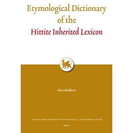 Etymological Dictionary of the Hittite Inherited Lexicon - Alwin Kloekhorst