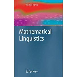 Mathematical Linguistics - Andras Kornai