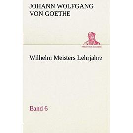 Wilhelm Meisters Lehrjahre ¿ Band 6 - Goethe