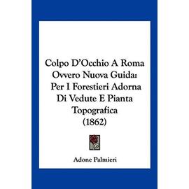 Colpo D'Occhio a Roma Ovvero Nuova Guida: Per I Forestieri Adorna Di Vedute E Pianta Topografica (1862) - Palmieri, Adone