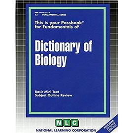 Dictionary of Biology - National Learning Corporation