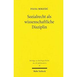 Sozialrecht als wissenschaftliche Disziplin - Ivana Mikesic
