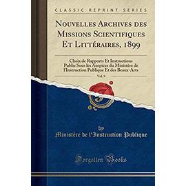 Publique, M: Nouvelles Archives des Missions Scientifiques E