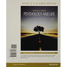 Psychology and Life - Richard J. Gerrig