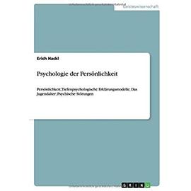 Psychologie der Persönlichkeit - Erich Hackl
