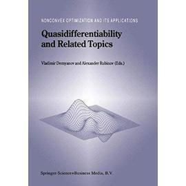Quasidifferentiability and Related Topics - Collectif