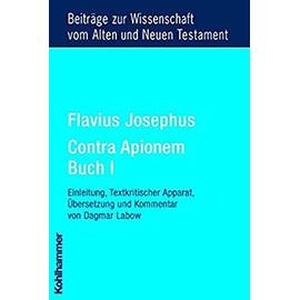 Flavius Josephus Contra Apionem, Buch I - Flavius Josephus