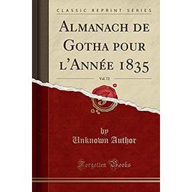 Author, U: Almanach de Gotha pour l'Année 1835, Vol. 72 (Cla