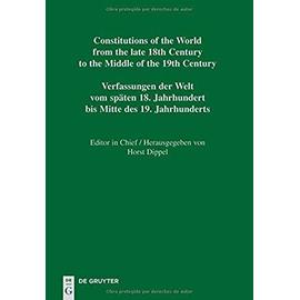 Constitutions of the World from the late 18th Century to the Middle of the 19th Century. The Americas. Constitutional Documents of Mexico 1814-1849. Vol. 9. Part II - Horst Dippel