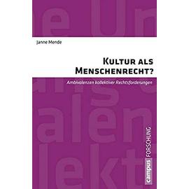 Mende, J: Kultur als Menschenrecht?