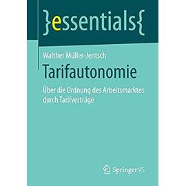 Tarifautonomie - Walther Müller-Jentsch