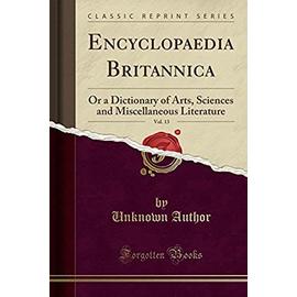 Author, U: Encyclopaedia Britannica, Vol. 13