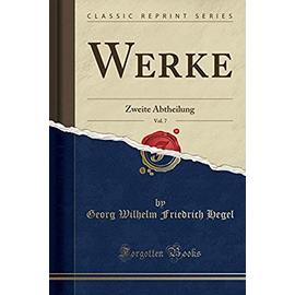 Hegel, G: Werke, Vol. 7