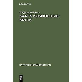 Kants Kosmologie-Kritik - Wolfgang Malzkorn
