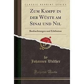 Walther, J: Zum Kampf in der Wüste am Sinai und Nil