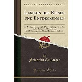 Embacher, F: Lexikon der Reisen und Entdeckungen