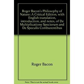 Roger Bacon's Philosophy of Nature C - Lindberg
