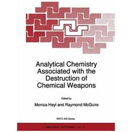 Analytical Chemistry Associated with the Destruction of Chemical Weapons - Heyl, M.