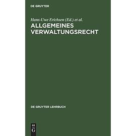 Allgemeines Verwaltungsrecht - Erichsen Badura, Hans-Uwe Peter