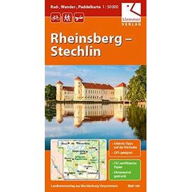 Rad-, Wander und Paddelkarte Rheinsberg - Stechlin - Klaus Klemmer