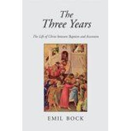 The Three Years : The Life Of Christ Between Baptism And Ascension - Emil Bock