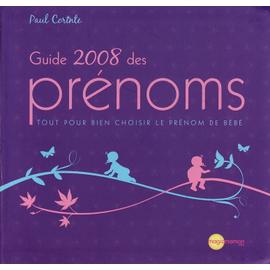 guide 2008 des prénoms - Paul Corinte