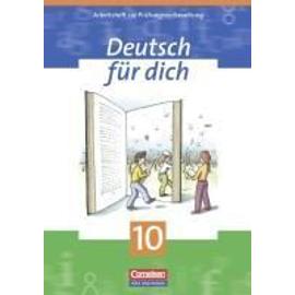 Deutsch für Dich 10. Arbeitsheft. Mit Lösungsheft. Neue Rechtschreibung
