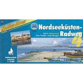 Bikeline Nordseeküsten-Radweg 4 Nordseeküsten-Radweg. 1:75000 - Esterbauer Verlag
