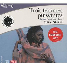 trois femmes puissantes - livre audio - Marie Ndiaye